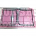 Stand laptop Masuta,blat mdf,aluminiu,roz,55 cm